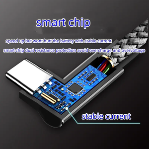 L-Hình USB A Để Loại C Cáp Dữ Liệu Cho VR Tai Nghe 5 Để 7 Mét Nhanh Chóng Sạc 5A Nylon Áo Khoác Cho Máy Tính Và Máy Ảnh - Product Image 4