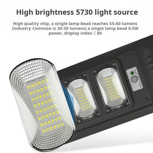 高ルーメン照明LEDガーデンランプソーラーパネルランプ防水モーションセンサーストリートソーラーライト - Product Image 4