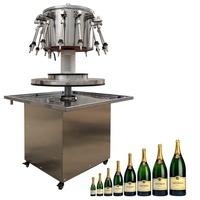 Remplisseur de siphon électrique rotatif semi-automatique pour sirop, thé, huile de cuisson, boissons gazeuses, eau purifiée (haute efficacité)