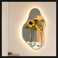 Décoration murale LED en cristal en forme de tournesol, art lumineux botanique de forme organique pour chambre, entrée, salon, hôtel, chambres d'hôtes et intérieurs
