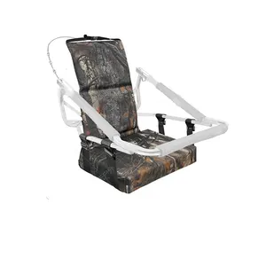 Gran oferta, cojín de asiento con soporte de árbol con correa ajustable plegable, cojín de asiento de caza para acampar al aire libre de camuflaje