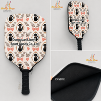 Housse de protection souple personnalisée en néoprène pour raquette de pickleball, idéale pour les équipes sportives et les clubs (vente en gros)