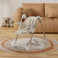 Chaise haute bébé réglable Clafbebe en promotion avec dossier réglable en hauteur et design multifonctionnel pour l'alimentation des enfants
