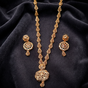 Venta al por mayor 14K 18K 24K Gold Filled formando collares, conjunto de joyería turca tradicional, joyería de moda, joyería de Latón chapado en oro - Product Image 1