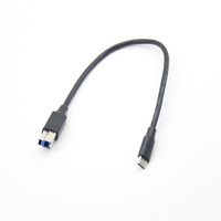 Kabel Printer USB 3.0, Kabel Transfer Data Kecepatan Tinggi USB Tipe A Male ke Tipe B Male untuk Printer, Scanner, Mesin Fotokopi