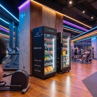 Máquina Expendedora Inteligente de Bebidas con Lector de Tarjetas, Máquina Expendedora de Refrescos con Pantalla Publicitaria