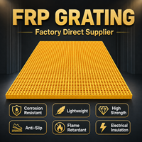 Panneau de grille en PRV moulé par compression sur mesure OEM, antidérapant, pour applications énergétiques, découpe sur mesure, trous percés, impression de logo, direct usine