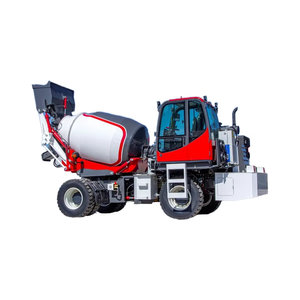 Bomba mezcladora de hormigón de cemento móvil de 3,5 Cbm, maquinaria de construcción, camión mezclador de hormigón de carga automática a la venta - Product Image 1