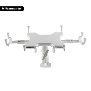 Support mural surdimensionné pour tablette avec bras double articulé en aluminium de 15 cm pour tablette PC d'hôpital - Product Image 1