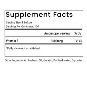 Cápsulas de Vitamina A en Gel Suave para Adultos, Suplementos Herbales, Venta Caliente OEM/ODM - Product Image 2