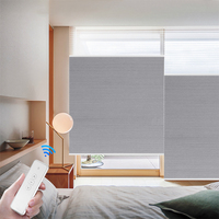 Persianas de Panal Personalizadas para Día y Noche con Operación Motorizada por Control Remoto, Aptas para Ventanas Modernas