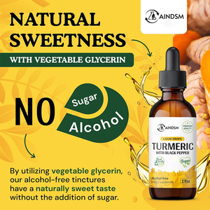Vente flash : Gouttes liquides de curcuma avec poivre noir, stimulent l'immunité et la santé pour les adultes, liquide oral pour la mobilité des articulations - Product Image 3