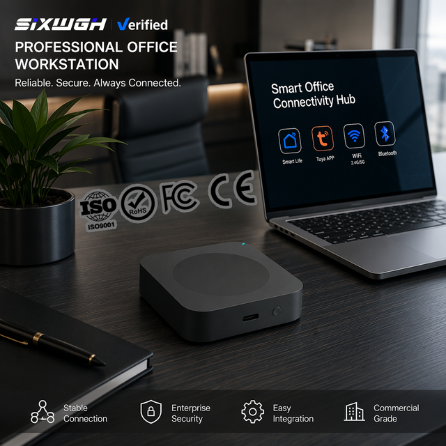 Tuya Gateway Hub Dual Band Wi-Fi Multi-Mode Smart Wireless Gateway Smart Home Control Hub with Smart Life and Tuya APP