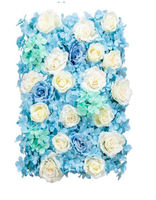 Fleurs artificielles en plastique de haute qualité pour décor de mariage mur de fleurs artificielles enroulable
