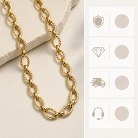 Collier chaîne Figaro ovale personnalisé, maillons métalliques, choker, ton argent, bijoux de mode