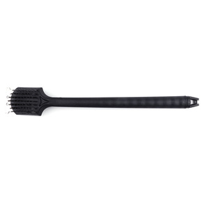 Brosse de nettoyage pour barbecue avec tête en fil d'acier inoxydable, manche en plastique, 50,8 cm, outil polyvalent pour grillades et four - Product Image 1