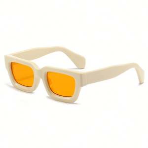 Gafas de Sol Rectangulares Estilo Ojo de Gato Retro Clásicas 2025 con Logotipo Personalizado, Protección UV400, Gafas de Sol Cuadradas Punk para Hombre y Mujer - Product Image 6