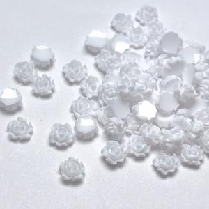500 Pièces de Décorations <span class=keywords><strong>en</strong></span> Forme de Rose 5mm, Breloques 3D pour Ongles <span class=keywords><strong>en</strong></span> Résine à Dos Plat, Fleurs Multicolores pour Manucure - Product Image 5