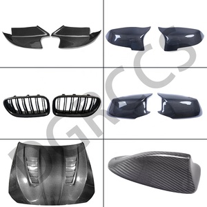 Para <span class=keywords><strong>BMW</strong></span> 5 Series F10 alerón de fibra de carbono labio delantero difusor trasero espejo carcasa rejilla <span class=keywords><strong>aleta</strong></span> de tiburón - Product Image 6