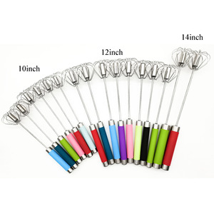 <strong>Egg</strong> Tools Premium Stainless Steel Manual <strong>Rotating</strong> <strong>Egg</strong> Whisk - Product Image 6