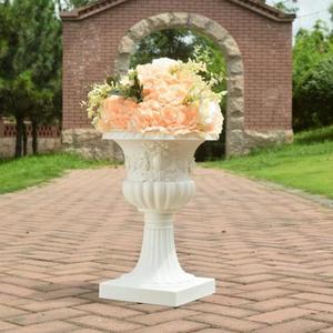 Jarrón de Flores de PVC con Diseño de Columna <span class=keywords><strong>Romana</strong></span> Blanca, Romántica, para Decoración de Jardín, Venta al por Mayor de Fábrica SPR, para Bodas - Product Image 6