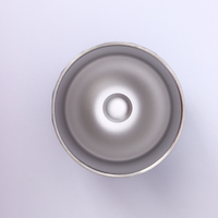 Logo personnalisé 12oz gobelet à vin coquille d'oeuf losange 304 tasse thermique en acier inoxydable en forme de U tasse à bière froide Mini tasse à café