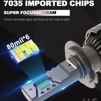 Nouveau Phare de Voiture 12V 8000K 200W en Gros, Triple Lampe en Laiton 9005/9006