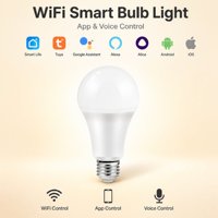Anpassbare TUYA 9W E27 Smart-Glühbirne mit Alexa Google Assistant Steuerung, Timer-Funktion, Einstellbarer Farbe und Helligkeit, WLAN-fähig