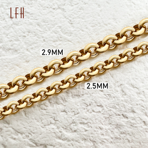 Collar <span class=keywords><strong>de</strong></span> Cadena <span class=keywords><strong>de</strong></span> Eslabones Cruzados Personalizado, Joyería <span class=keywords><strong>de</strong></span> Miami, Collar <span class=keywords><strong>de</strong></span> <span class=keywords><strong>Oro</strong></span> Real <span class=keywords><strong>de</strong></span> 18k, Cadena Cubana <span class=keywords><strong>de</strong></span> <span class=keywords><strong>Oro</strong></span> Puro Sólido <span class=keywords><strong>de</strong></span> 18k - Product Image 6