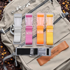 أزرار خارجية لحقيبة السفر - أحزمة ربط ملونة محمولة مضادة للضياع للتعليق على حقيبة الظهر - Product Image 5