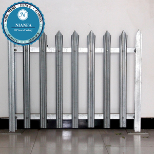 Clôture industrielle en fer forgé haute sécurité, barrière de <span class=keywords><strong>balcon</strong></span> en acier, hauteur 1,8 m/6 pi, pour chantier extérieur - Product Image 5
