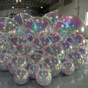 Bola de espejo inflable de 1M, 1,5 M, 2M de diámetro, globo reflectante decorativo para escenario, decoración de <span class=keywords><strong>conciertos</strong></span> - Product Image 6