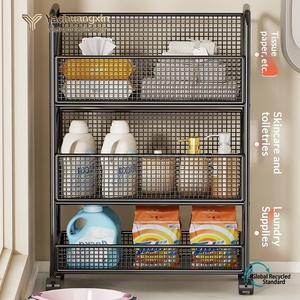 Cesta de Almacenamiento Yachuangxin, Rectangular, de Pie, Ajustable, Ecológica, Diseño Moderno, Organizador de Plástico - Product Image 2