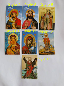 7 Estilos de Iconos de la Iglesia Ortodoxa de 9.5*12cm, Artículos Religiosos - Product Image 3