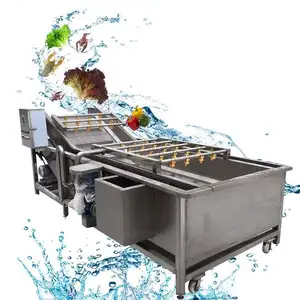 vegetable washing machine air bubble washer and cactus fruit washing machine With Lowest Price