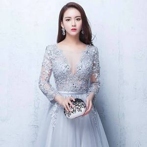 <span class=keywords><strong>Vestidos</strong></span> <span class=keywords><strong>de</strong></span> <span class=keywords><strong>dama</strong></span> <span class=keywords><strong>de</strong></span> <span class=keywords><strong>honor</strong></span> <span class=keywords><strong>de</strong></span> manga larga Chinos <span class=keywords><strong>Baratos</strong></span> <span class=keywords><strong>de</strong></span> encaje con cuentas <span class=keywords><strong>de</strong></span> color/Talla grande por encargo - Product Image 6