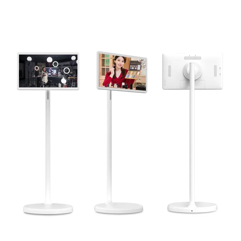 Self stand 21.5 pollici touch Monitor grande Tablet Pc Android 12 piccolo Tv per lo spettacolo vivente