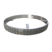 JINXIN-Ensemble de diodes électroluminescentes de haute qualité, 10 rangées, 20 rangées, blanc pur, 12V