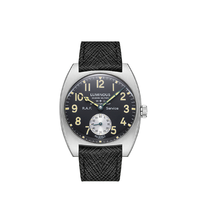 Montre mécanique 38 mm avec cadran à aiguilles, bracelet en cuir 20 mm, date automatique - Durable