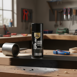 Spray Negro Mate 200ml Multisuperficie Paint For Metal Wood Craft - Product Image 2