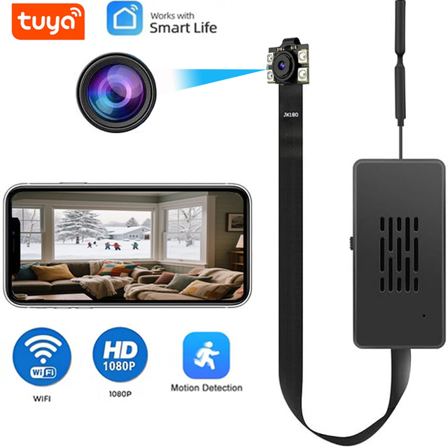 Upgraded 1080P HD 2MP CMOS H.265 Mini USB Camera with Motion Detection for Apartment Security