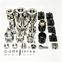 Mecanizado CNC de Alta Precisión de 5 Ejes, Fresado de Metal, Acero Inoxidable, Latón, Aluminio, Titanio, Torneado CNC, Piezas de Componentes Mecánicos