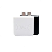 Lector USB Android para Microchip RFID EM4305 de 134.2KHZ para Animales, Mini Lector para Teléfono Móvil