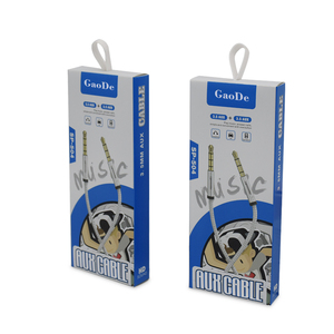 Tùy chỉnh ban đầu USB Loại C tai nghe Jack Adapter 3.5mm Tai nghe âm thanh AUX cáp bao bì hộp giấy - Product Image 3