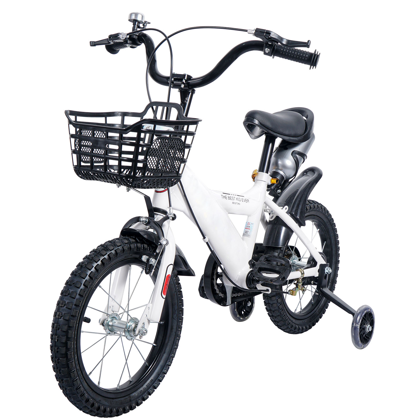 Kids Bike for 3 6 Years Boys with Training Wheels Toddler Boy Bikes 14 Inch Prince Kids Bicycle with Basket Bike