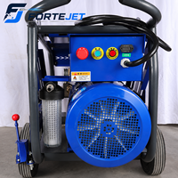 Nettoyeur haute pression électrique 500 bars 22 kW 22 L/min, machine de nettoyage industrielle pour l'élimination de la rouille