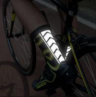Chaussettes réfléchissantes pour cyclisme Running Men Night Safety Hi Vis Sport Socks Glow in the Dark