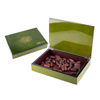 Coffret Cadeau Ramadan Iftar KSA Riyad - Conteneur de Rangement Alimentaire en Bois/MDF Fait Main pour Chocolats, Bonbons, Sucre - Options de Logo Personnalisé