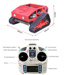 Tondeuse robot télécommandée tout-terrain pour pelouse et pentes, moteur puissant, prix direct usine, durable - Product Image 3