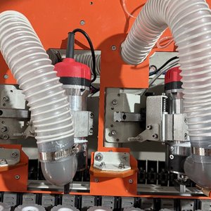 Bordatrice e Sigillatrice Elettrica Automatica con Rifinitura Angoli per Produzione Lavorazione Legno MDF 220V - Product Image 4